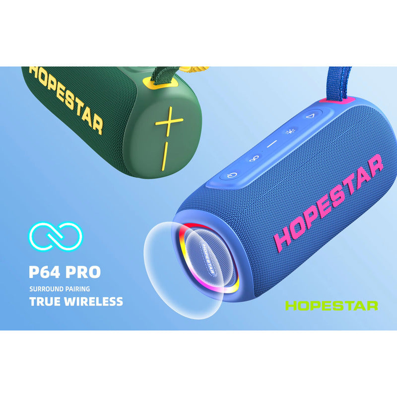 Bocina Bluetooth Portátil Hopestar P64 Pro Ipx6 6000mha